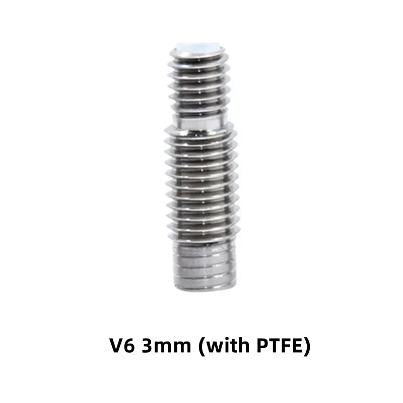 3D Printer E3D V6 Heat Break Hotend Throat For 1.75/3.0/4.1mm All-Metal / with PTFE, Stainless Steel Remote Feeding Tube Pipes Elk-Valley 3D