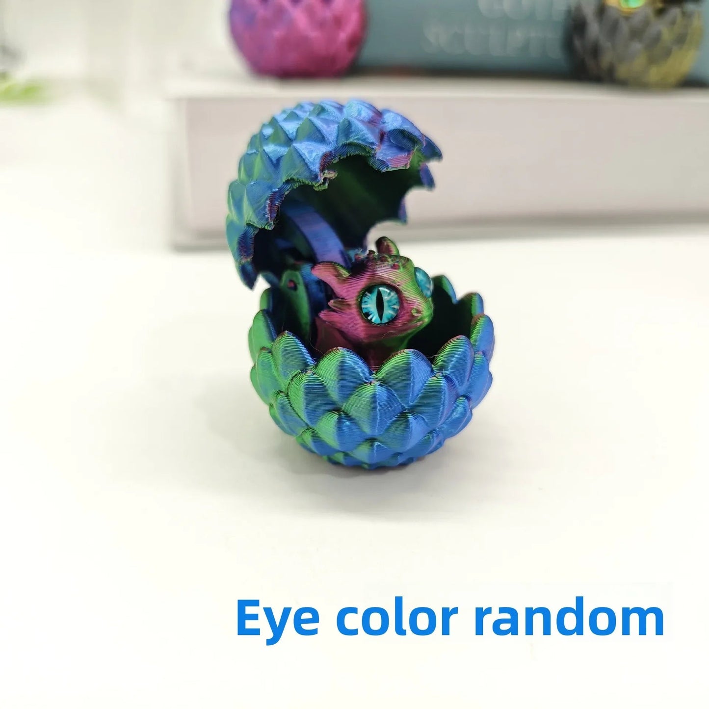 3D Printed Toys Mini Dragon Egg Set Creative Simulations Model Easter Home Decor Kids Gift Cute 3D Printing Design Elk-Valley 3D
