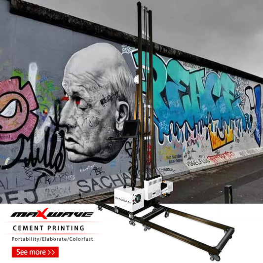 All in One Laser Printer for Home Use Mural Printing Machine 3D 5D 6D Small CMYK Ink Curve ICC on Glass Tiles Wood Acrylic PVC