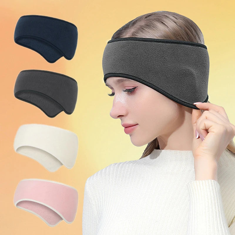 1PCS Wind Warm Ear Muffs Soundproof Earmuffs Headband For Sleeping Unisex  Ear Warmer Winter Thickened Head Ski Ear Muff Muffs Elk-Valley 3D