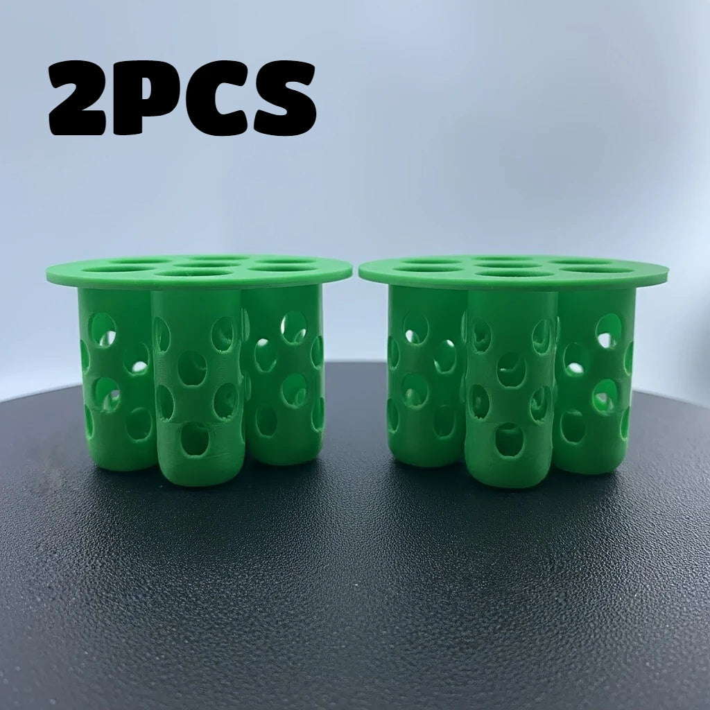2PC Garden Nursery Pot 7-Hole Garlic Scallion Hydroponic Planters 3D Printed Hydroponic Mold for Flower Vegetable Home Gardening Elk-Valley 3D