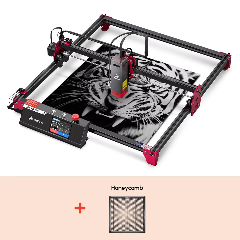 Algolaser DIYKIT MK2 40*43cm CNC Laser Cutter Engraver Air Aissit WiFi Table Metal Acrylic Wood Laser Cutting Engraving Machine Elk-Valley 3D