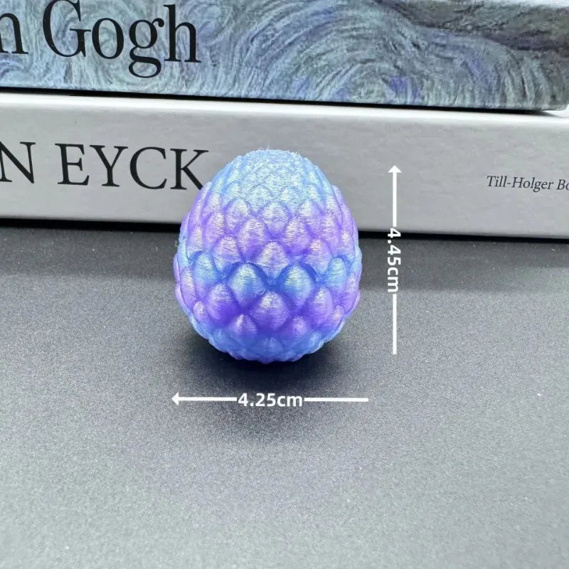 3D Printed Toys Mini Dragon Egg Set Creative Simulations Model Easter Home Decor Kids Gift Cute 3D Printing Design Elk-Valley 3D