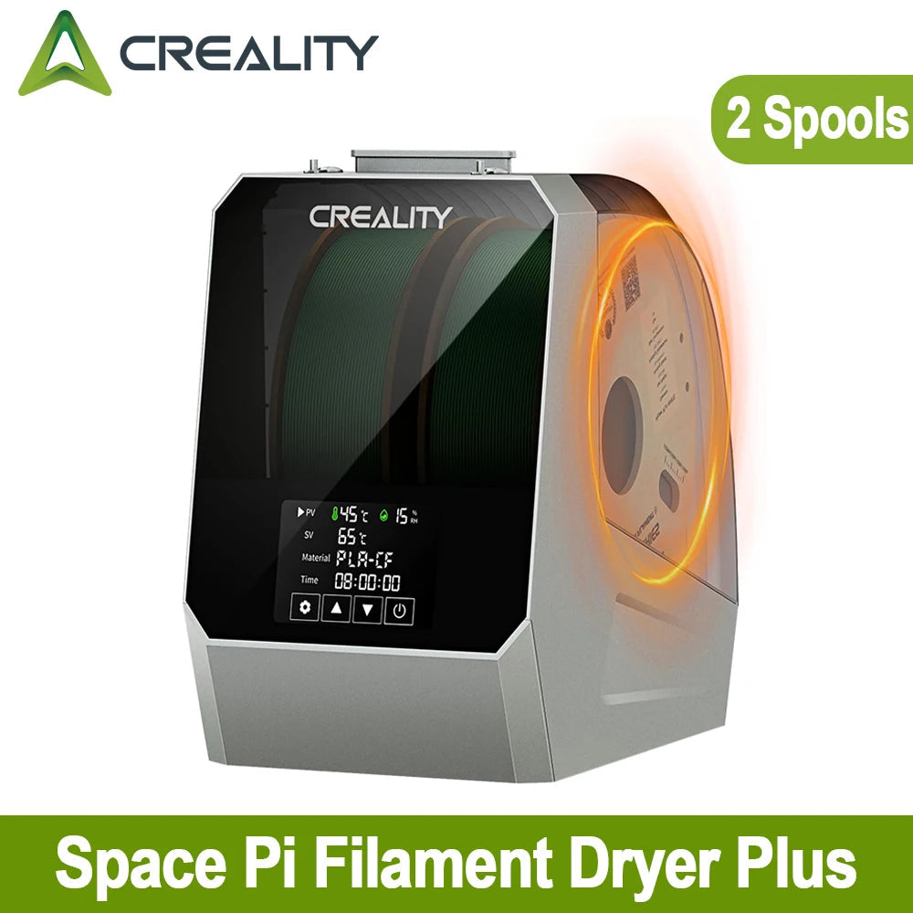 Creality Space Pi Filament Dryer Plus Drying Box Upgraded Two Rolls Drying Dehydrator for 2KG Filament 360° Hot-air heating Elk-Valley 3D