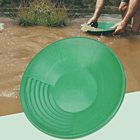 Hot Sale Plastic Gold Pan Basin Nugget Mining Pan Dredging Prospecting River Tool Wash Gold Panning Equipment Elk-Valley 3D