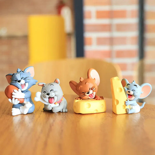 New Products In Stock Anime Cat And Mouse Series Blind Boxes Figurines Toys Desktop Ornaments Surprise Gifts For Fans Souvenir Elk-Valley 3D