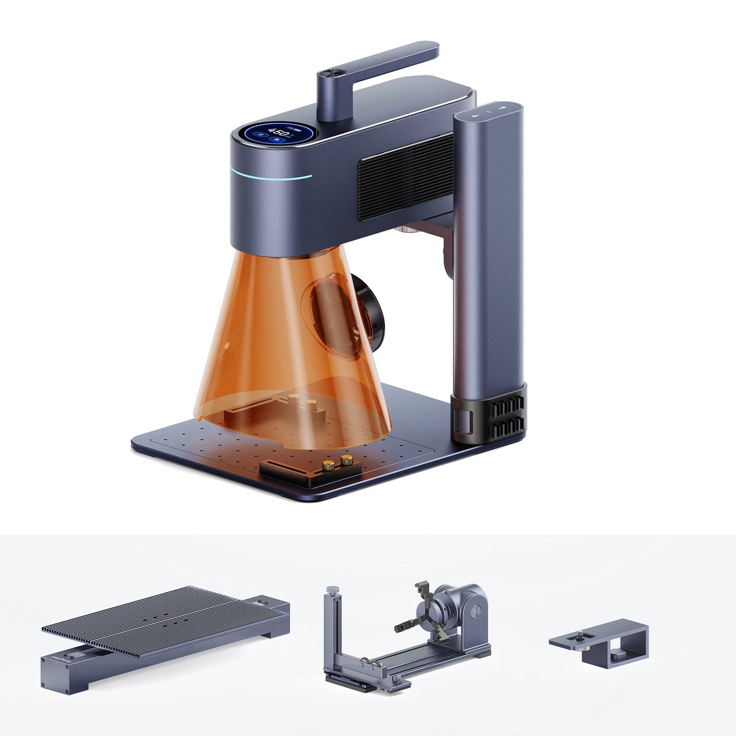 LASERPECKER 4 LP4 Laser Engraving Machine for All Material Dual Light Laser Engraver Portable for Metal Wood Plastic Carving Elk-Valley 3D