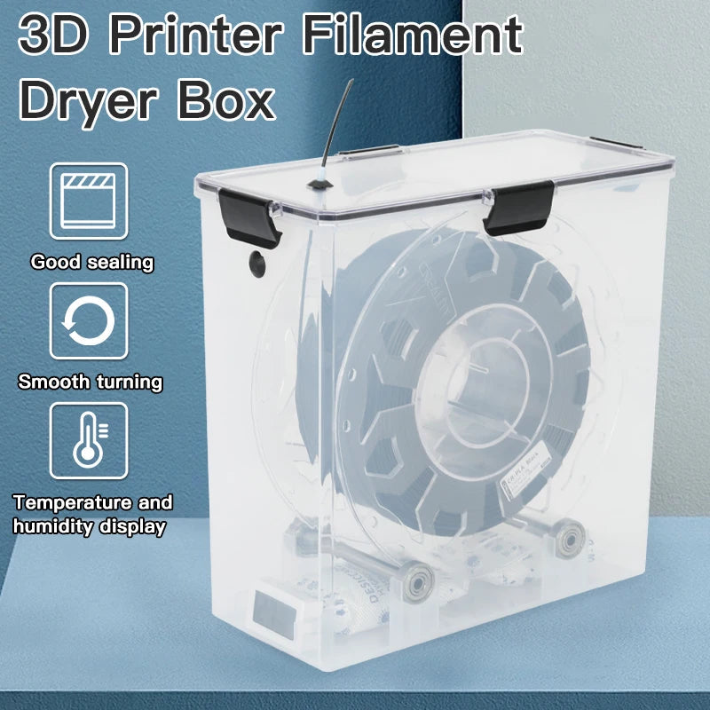 3D Printer Filament Dryer Box Airtight And Moisture-Resistant Real-Time Monitoring For 3D Printer PLA ABS Filaments Elk-Valley 3D
