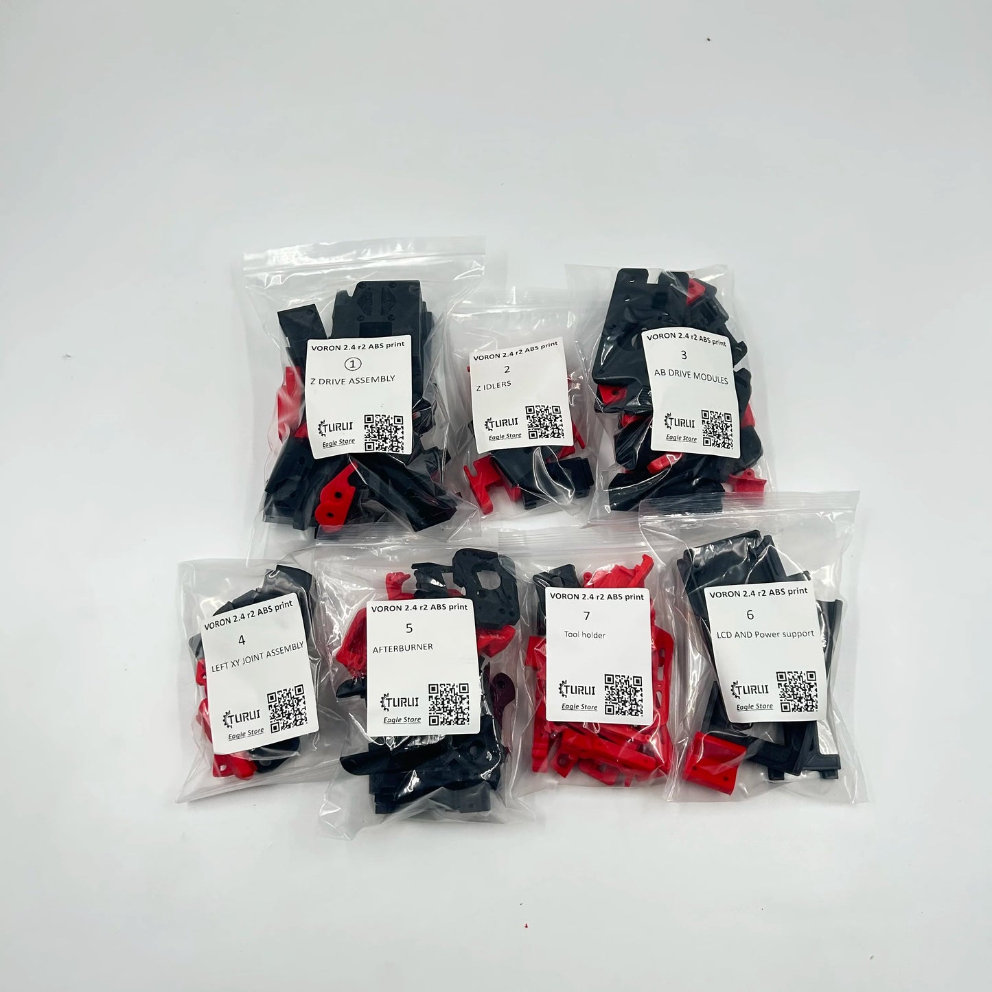 TURUI Voron 2.4 Printed Parts Necessary The Main Polymaker Abs V2 4 Kit 2 4  Movement Structure Stealthburner Elk-Valley 3D