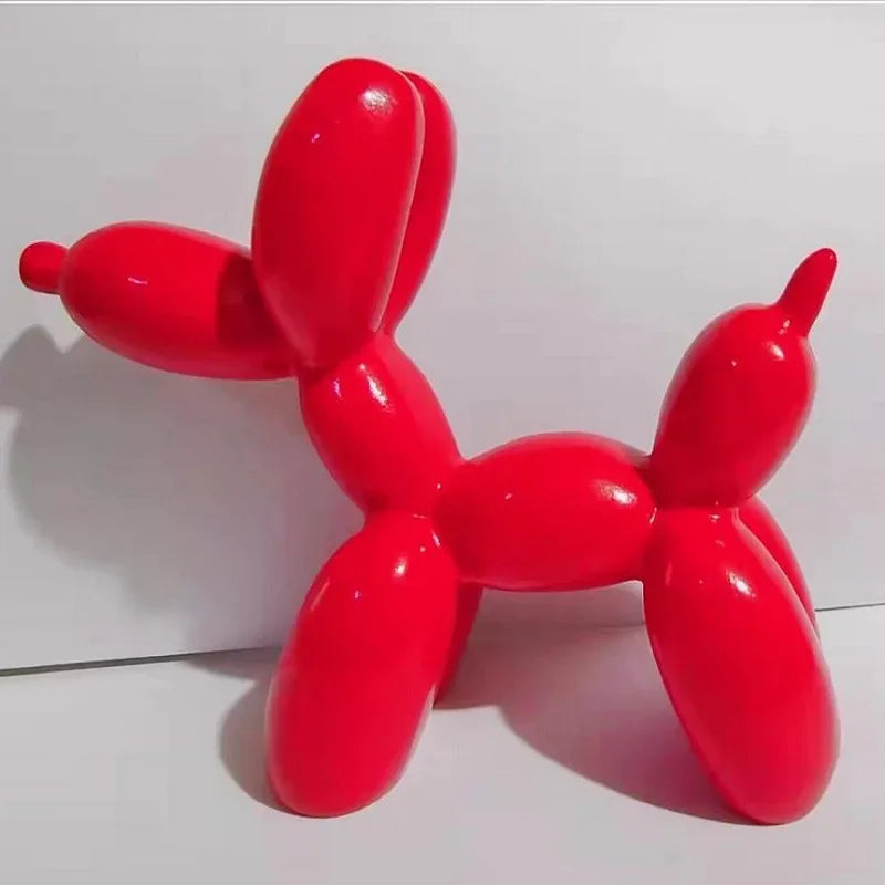 Statue Sculpture Figurine Animals Cake Art electroplating Dog Nordic Small Antiskid decorations living Dessert Mat Balloon Party Elk-Valley 3D