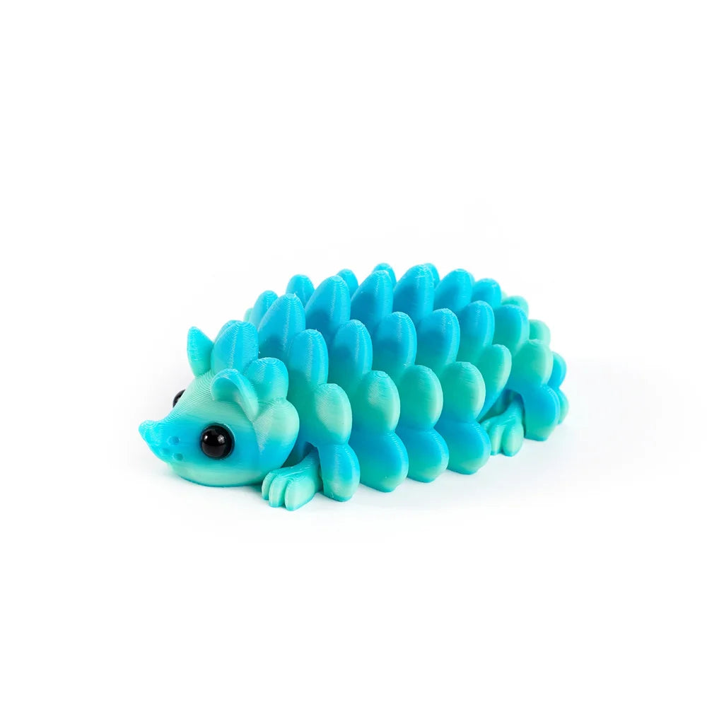 3D Printed Hedgehog Figurine - Versatile Indoor & Outdoor Home Desk Decor Collectible Cone Toy Articulated Cute Figurin Elk-Valley 3D