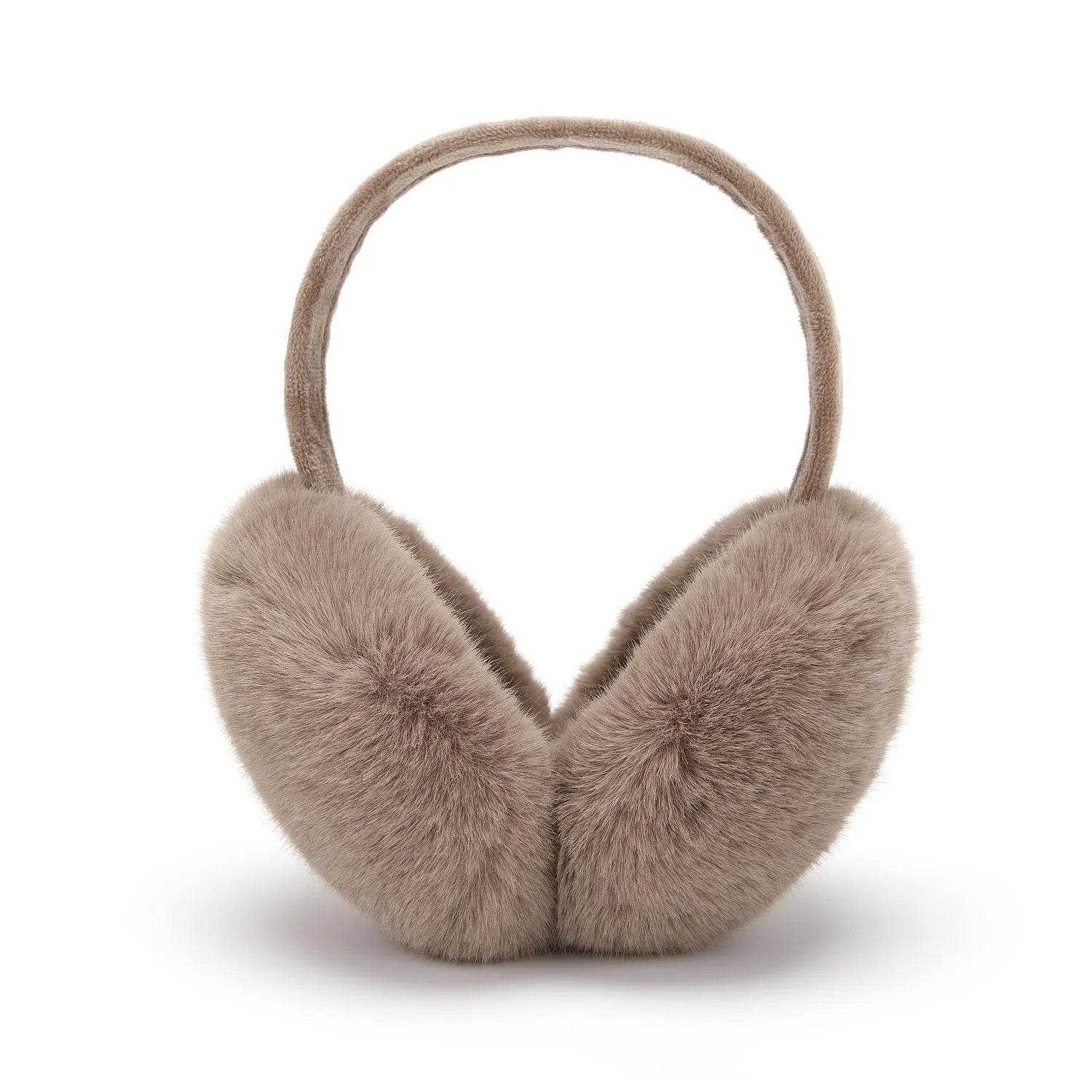 Anjj High Quality Earmuffs Faux Rabbit Fur Hang Ear Cover Warm Winter Ear Muffs Fur Earmuffs Unisex Adult Ear Warmer Fold Elk-Valley 3D