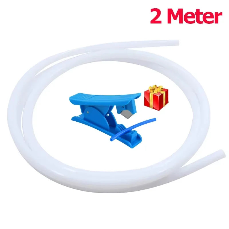 1/2/4M Bowden Extruder PTFE tube for J-head Hotend V5 V6 1.75mm Filament ID 2mm OD 4mm Teflonto pipe for Ender 3 3D Printer Part Elk-Valley 3D