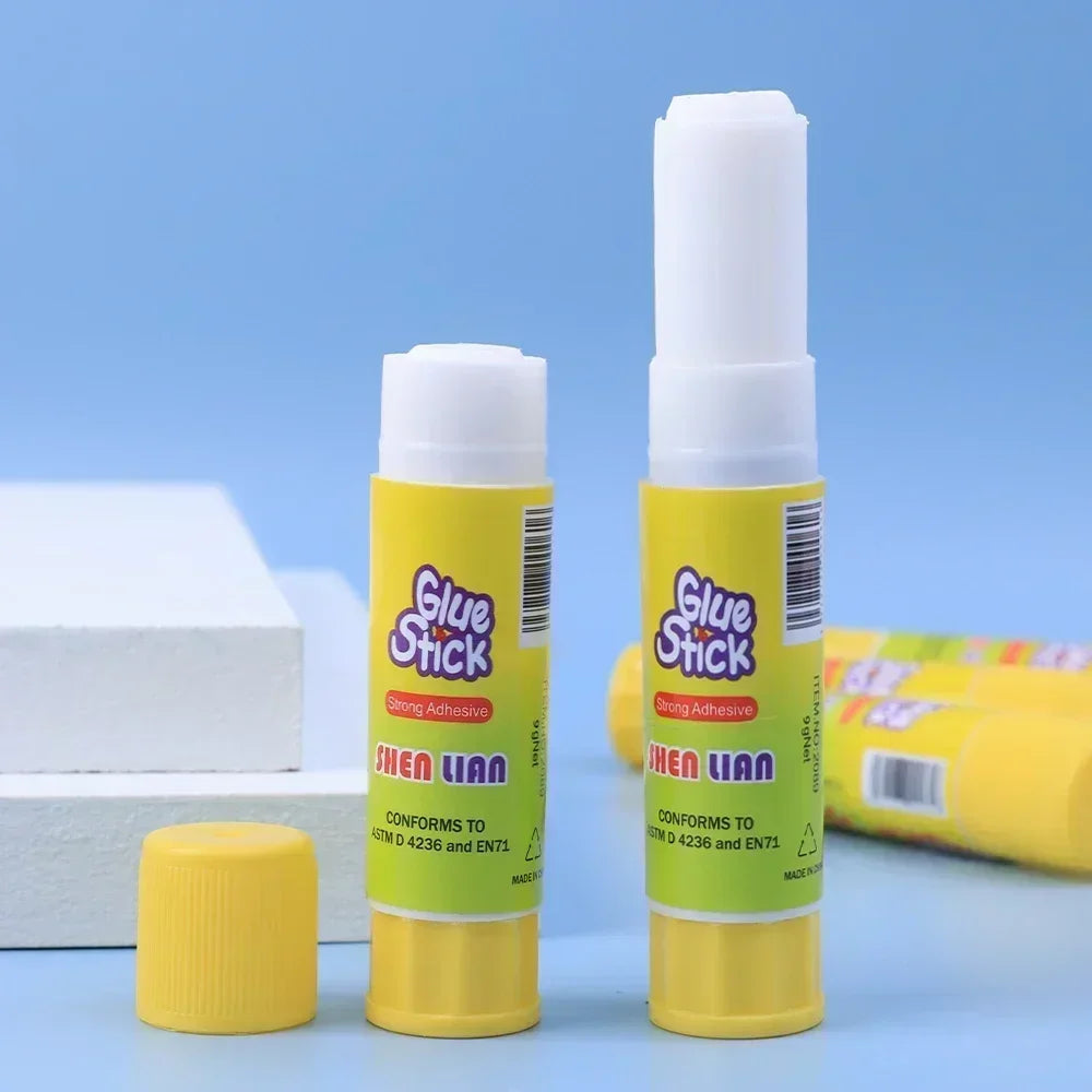 9g Glue Sticks High Efficiency Adhesion Clear Solid Glue Guns for Scrapbooking Crafts Student Children School Stationery Supply Elk-Valley 3D