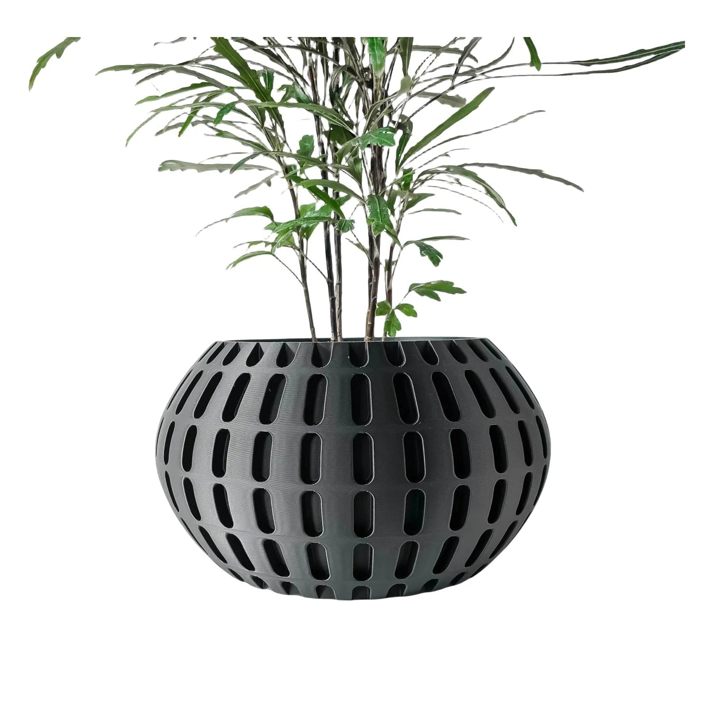 3D Printed Flower Pot Square Line Texture Rhombus Accent Strong Design Sense Home Decor Eco-Friendly Elk-Valley 3D