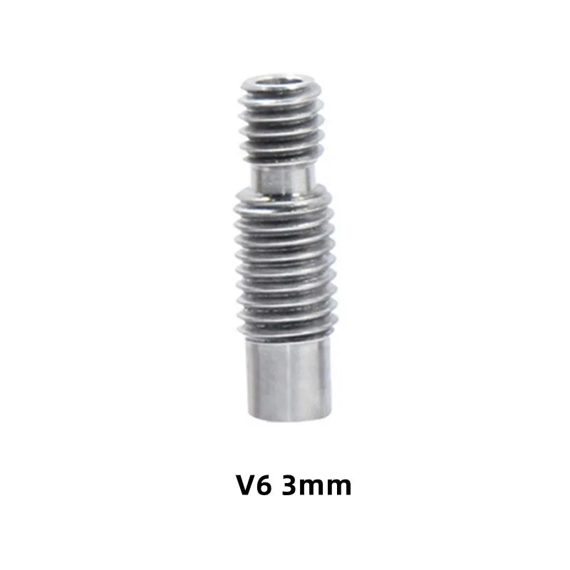 3D Printer E3D V6 Heat Break Hotend Throat For 1.75/3.0/4.1mm All-Metal / with PTFE, Stainless Steel Remote Feeding Tube Pipes Elk-Valley 3D