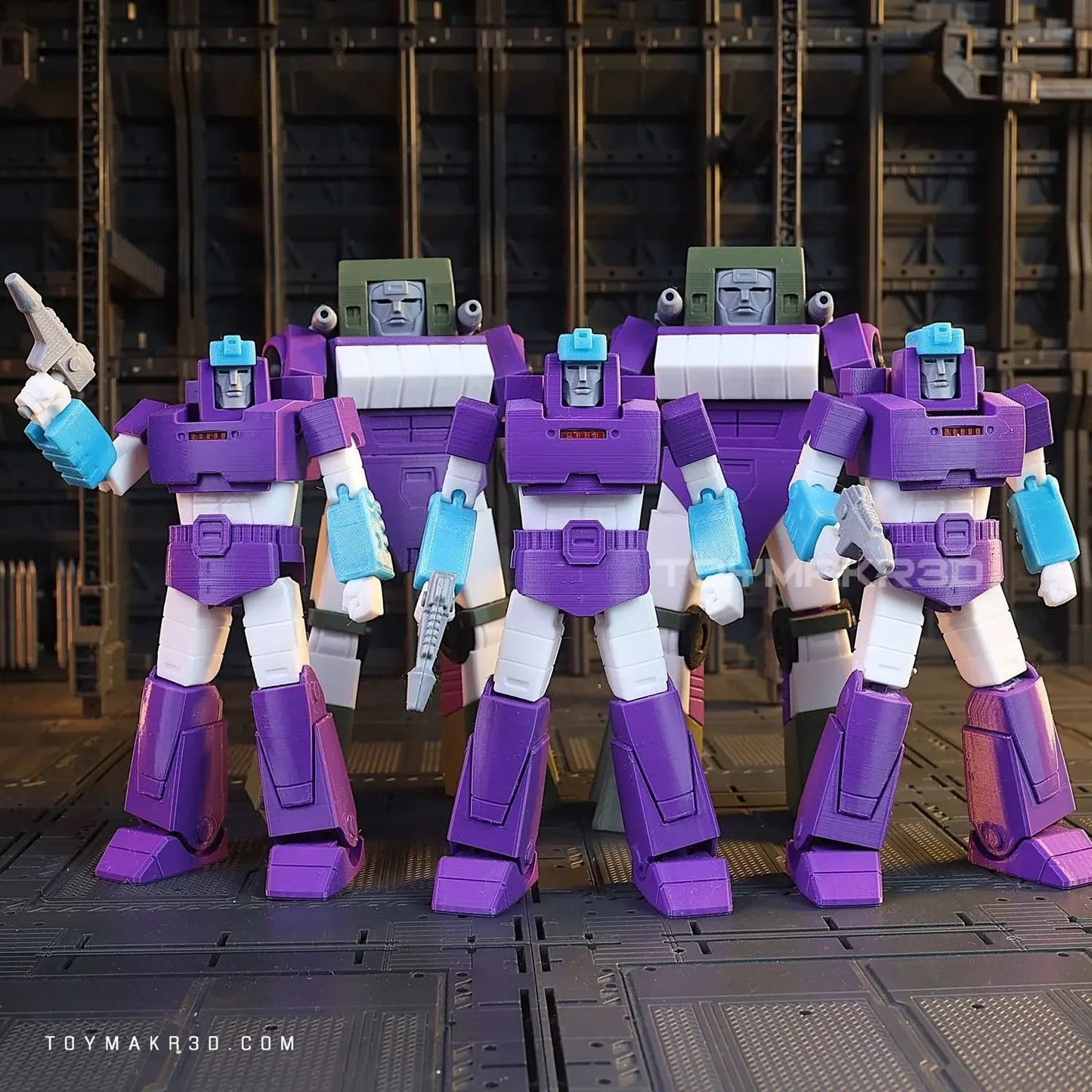 3D Printing Assembled Multi-joint Movable Robot Doll of Hand-operated Mecha Model Elk-Valley 3D