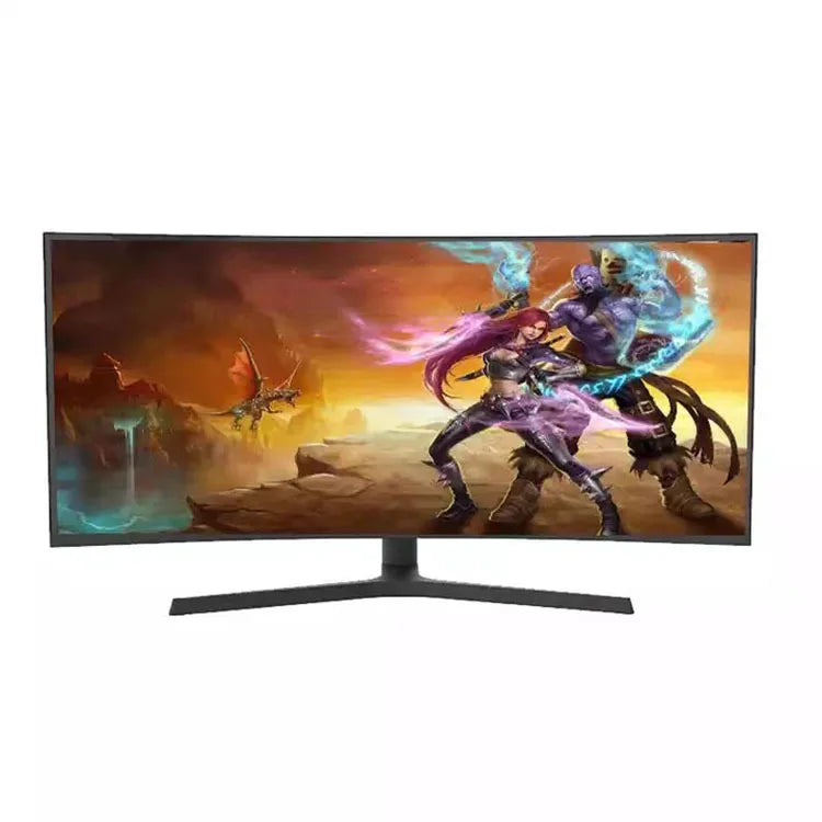 34" Curved Ultrawide Gaming Monitor UWQHD 165Hz 1500R 1ms HDR FreeSync Height/Tilt Adjustable PC Screen Elk-Valley 3D