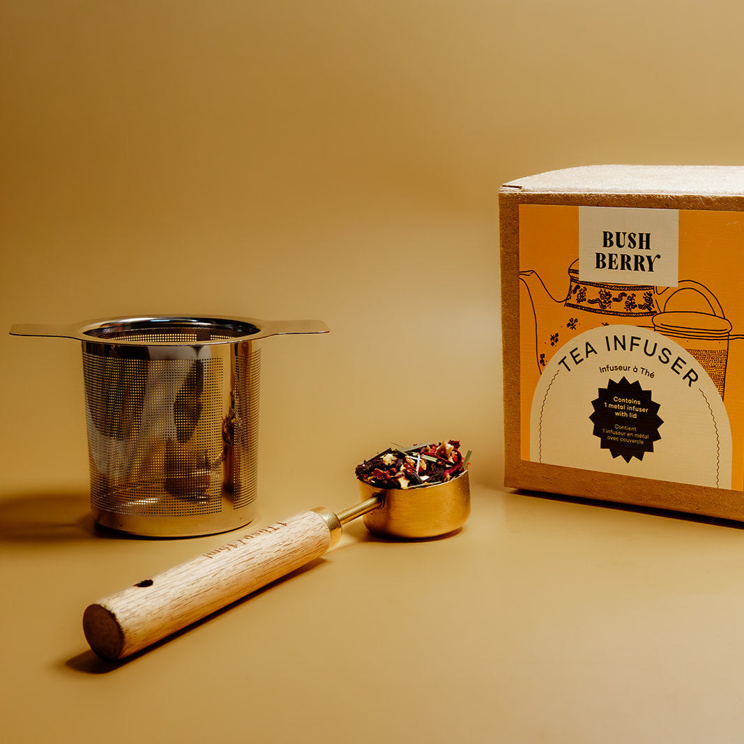 Metal Tea Infuser | Durable and Reusable for Loose Leaf Tea Bush Berry