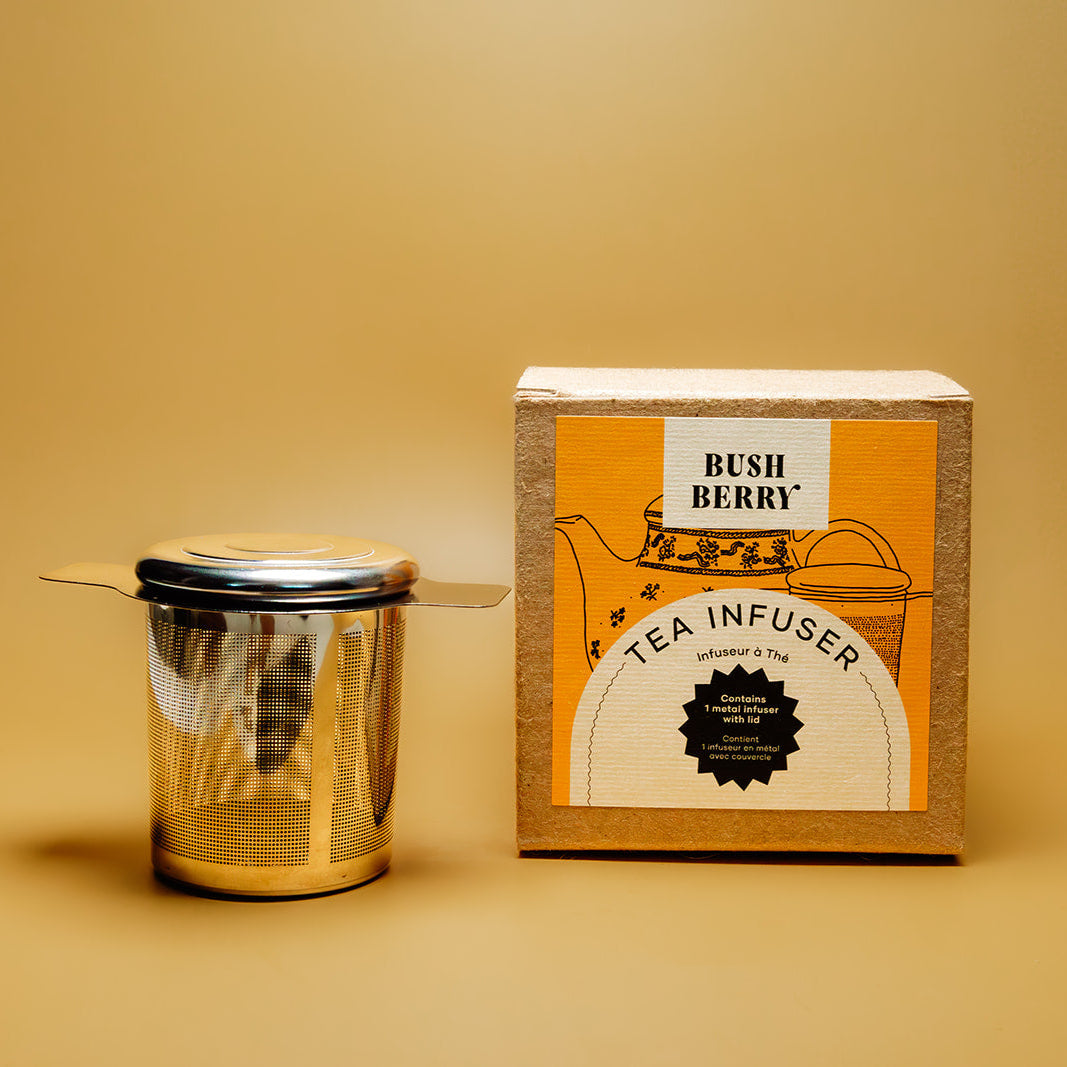 Metal Tea Infuser | Durable and Reusable for Loose Leaf Tea Bush Berry