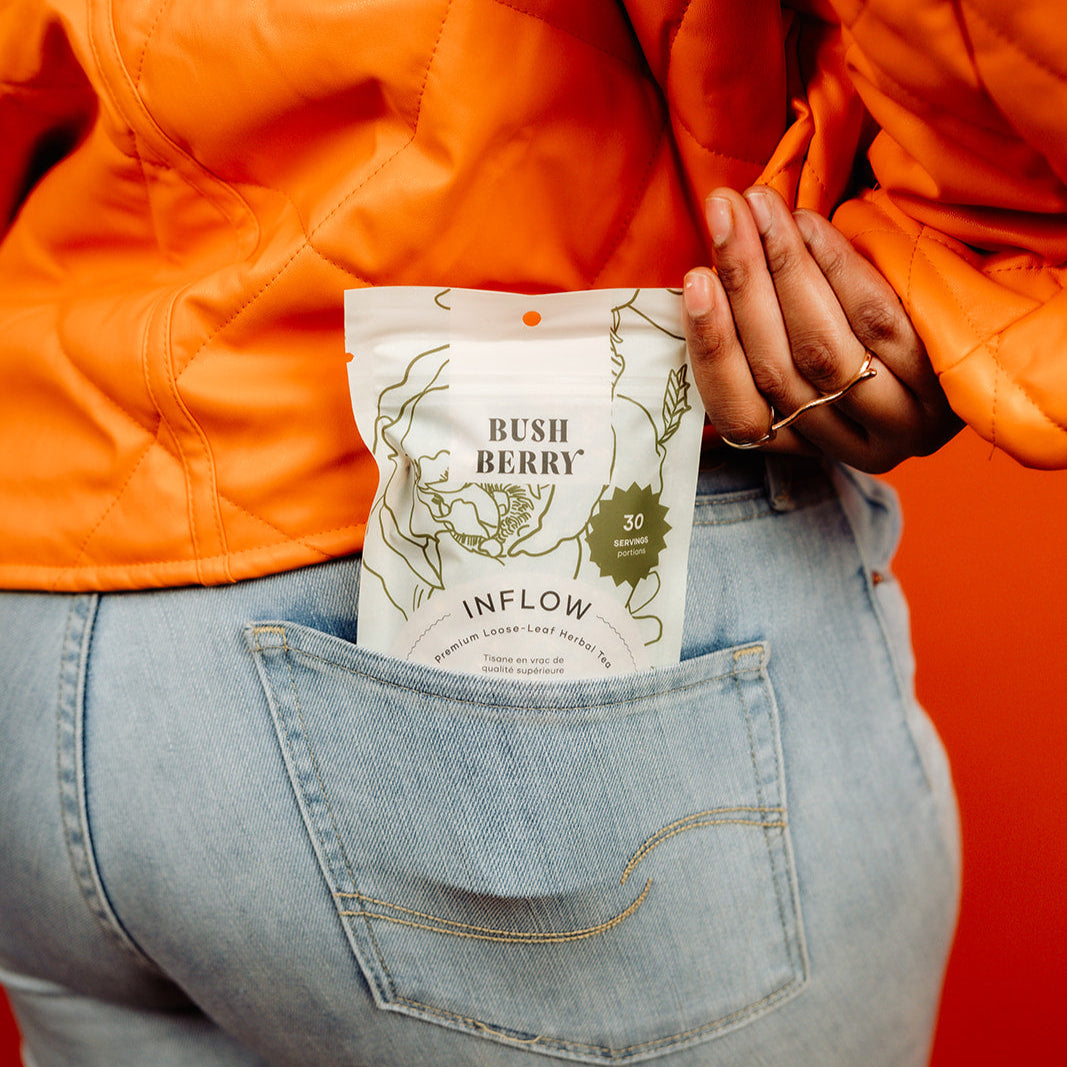 Organic Inflow tea | Women's monthly rhythm Bush Berry