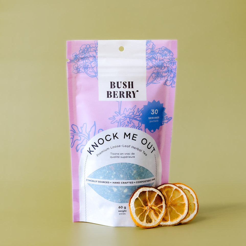 Organic Knock Me Out Tea | with Valerian Root Bush Berry