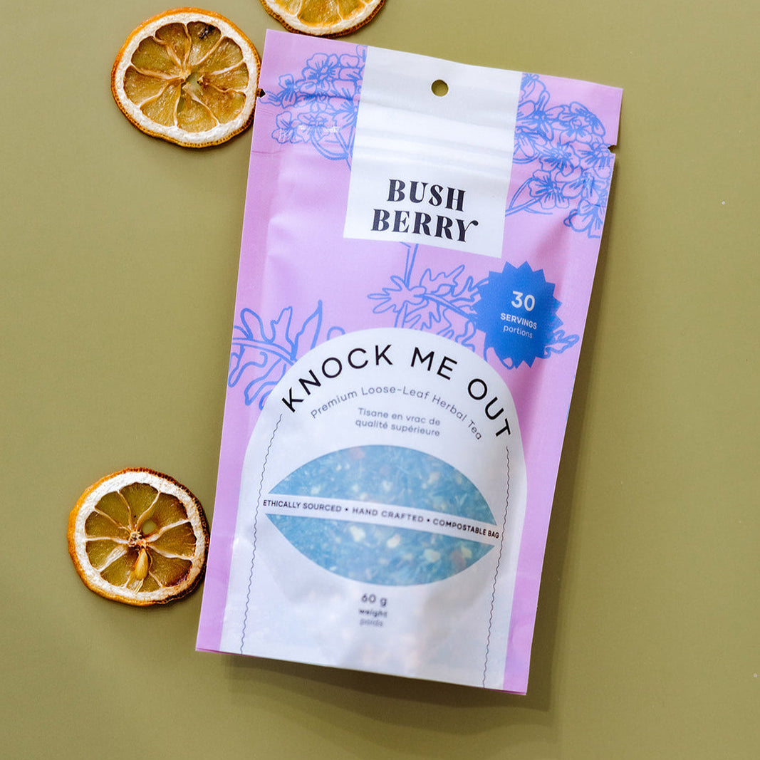 Organic Knock Me Out Tea | with Valerian Root Bush Berry