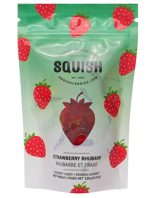 Strawberry Rhubarb SQUISH Candies Canada