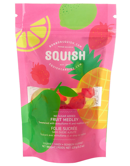 No Sugar Added Fruit Medley SQUISH Candies Canada