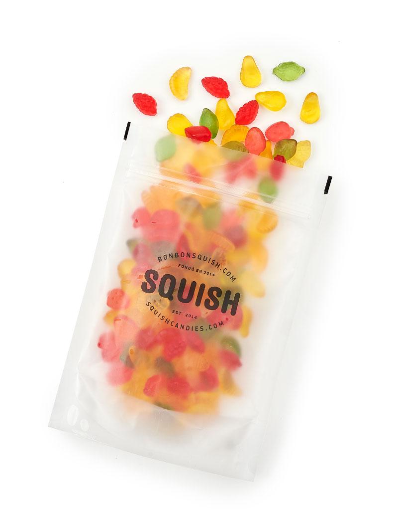 No Sugar Added Fruit Medley SQUISH Candies Canada