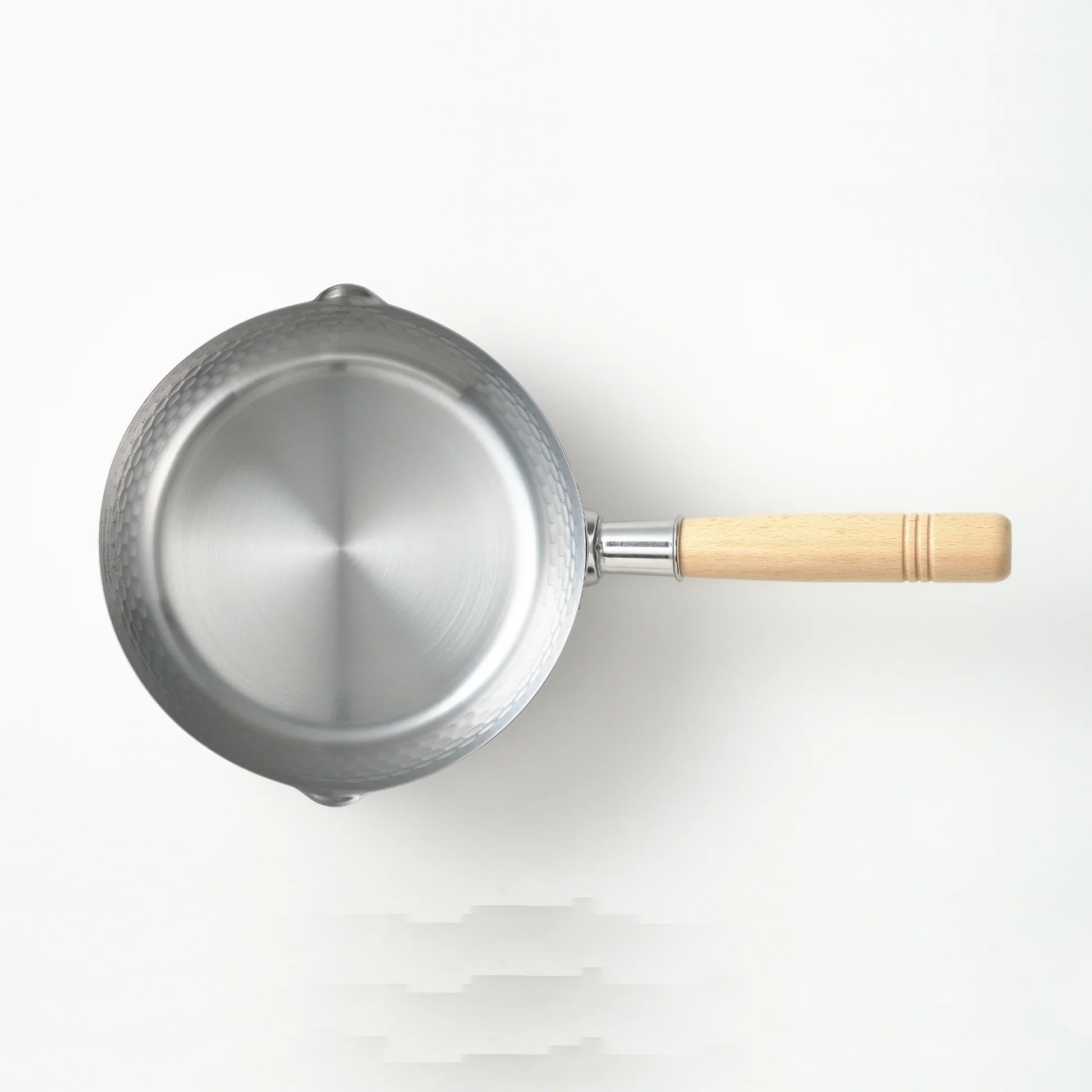 Yoshikawa Yukihira Saucepan 20 cm Stainless Steel  | 2.1 L with Wooden Handle Ginza Steel