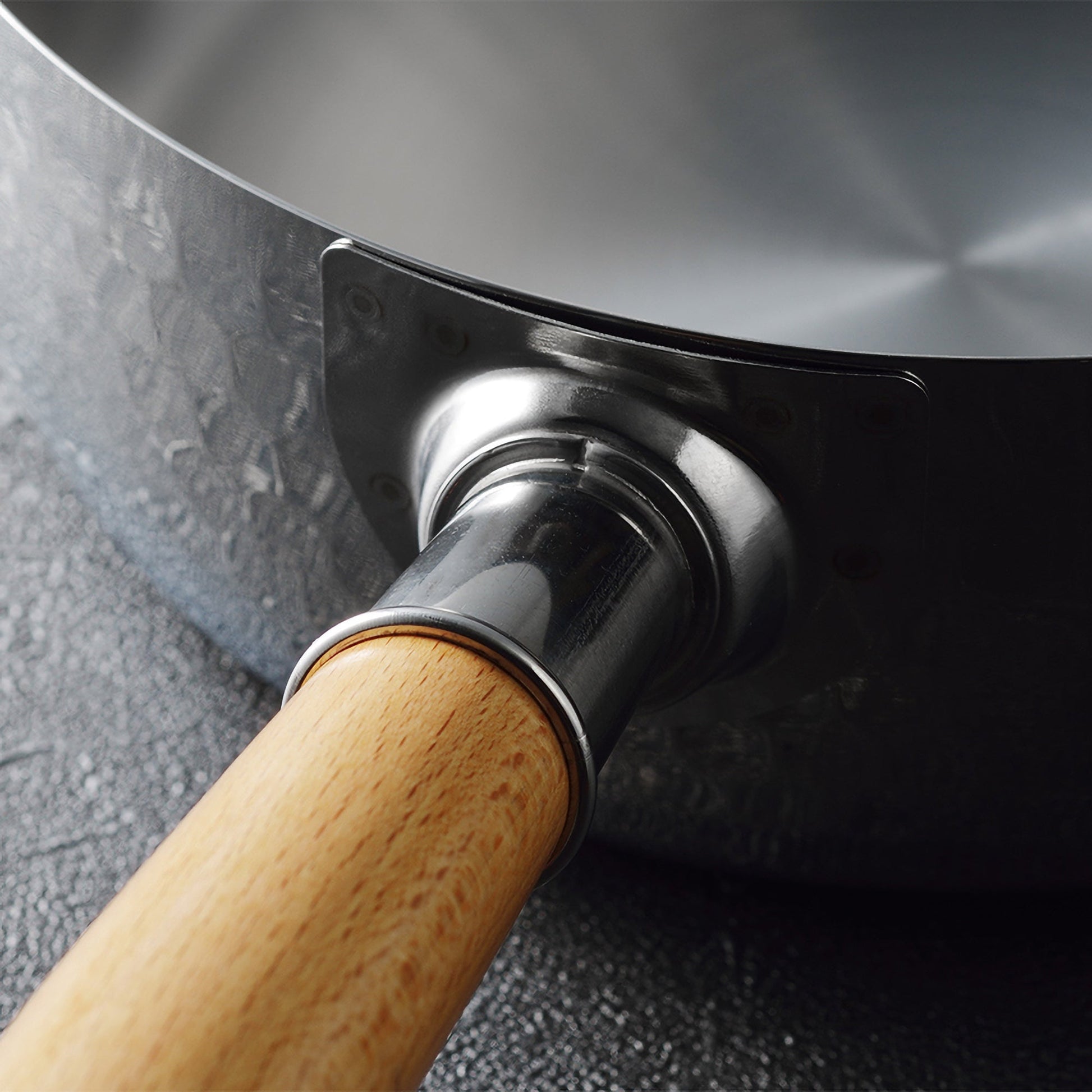 Yoshikawa Yukihira Saucepan 20 cm Stainless Steel  | 2.1 L with Wooden Handle Ginza Steel