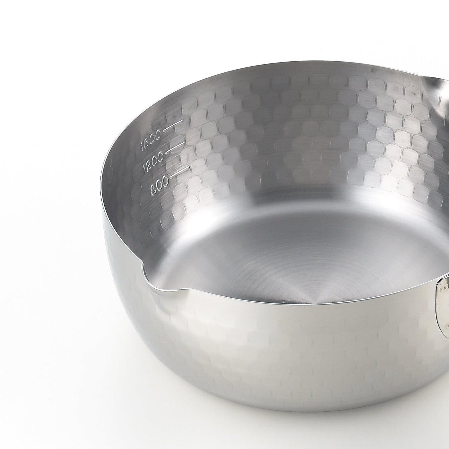 Yoshikawa Yukihira Saucepan 20 cm Stainless Steel  | 2.1 L with Wooden Handle Ginza Steel