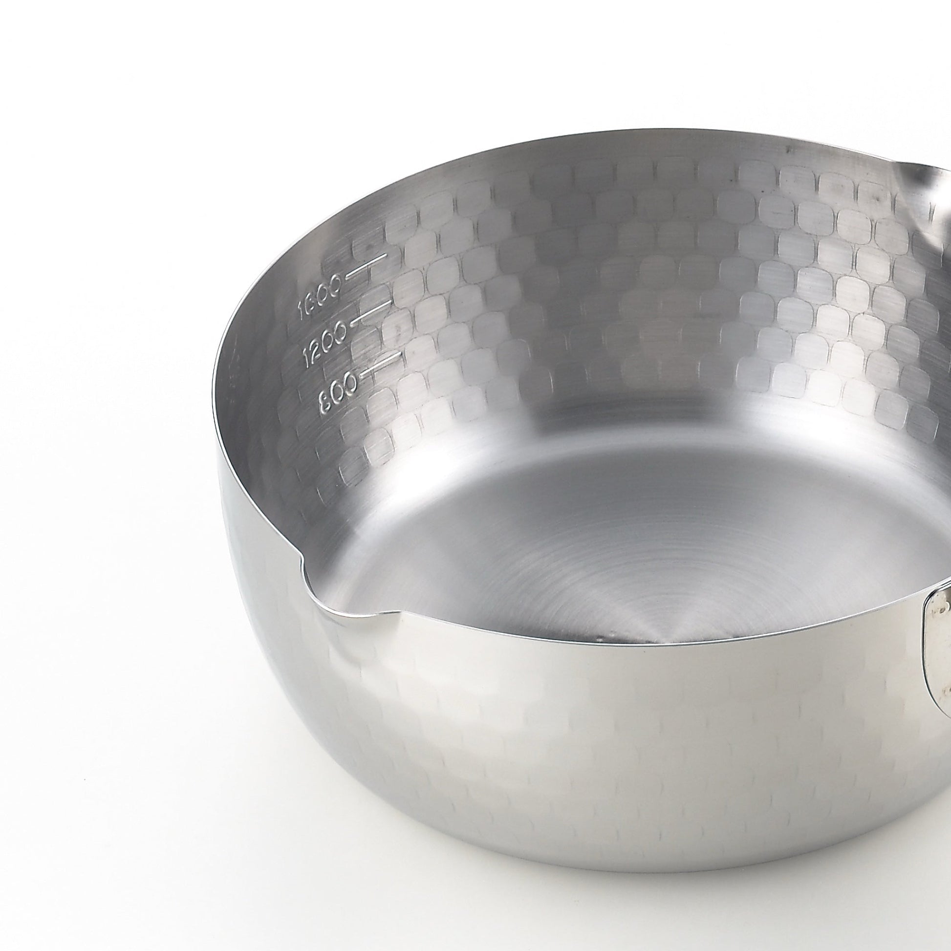 Yoshikawa Yukihira Saucepan 20 cm Stainless Steel  | 2.1 L with Wooden Handle Ginza Steel