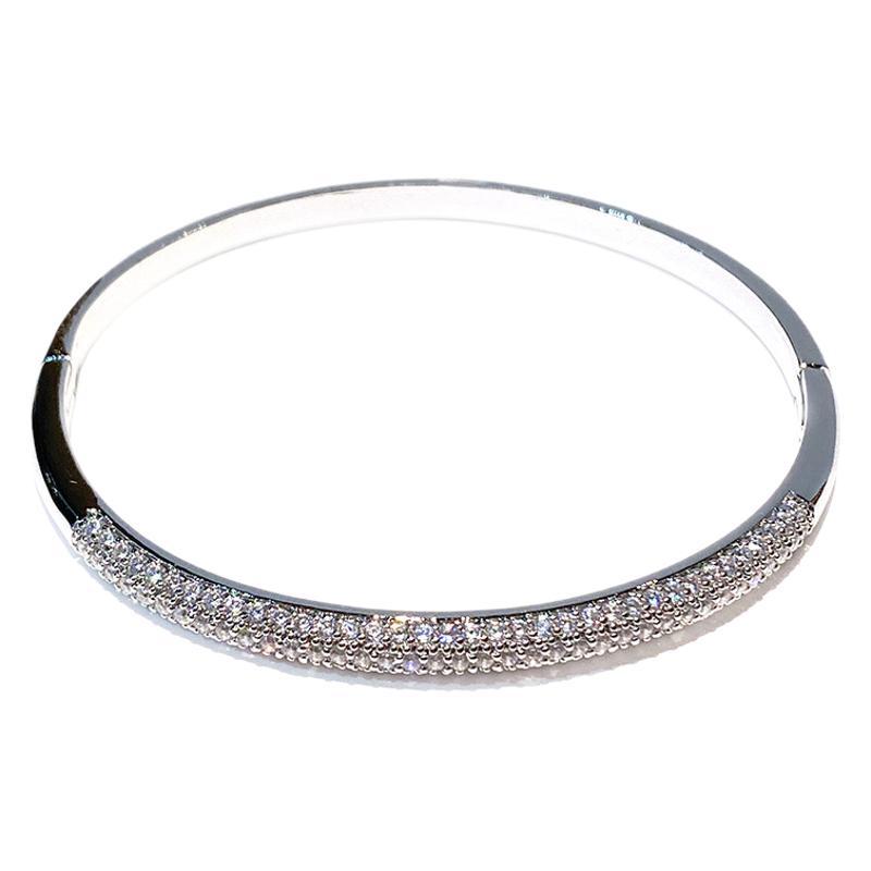 Fashionable Light Luxury Full Zircon Bracelet With Dazzling High-end Feel Elk-Valley 3D