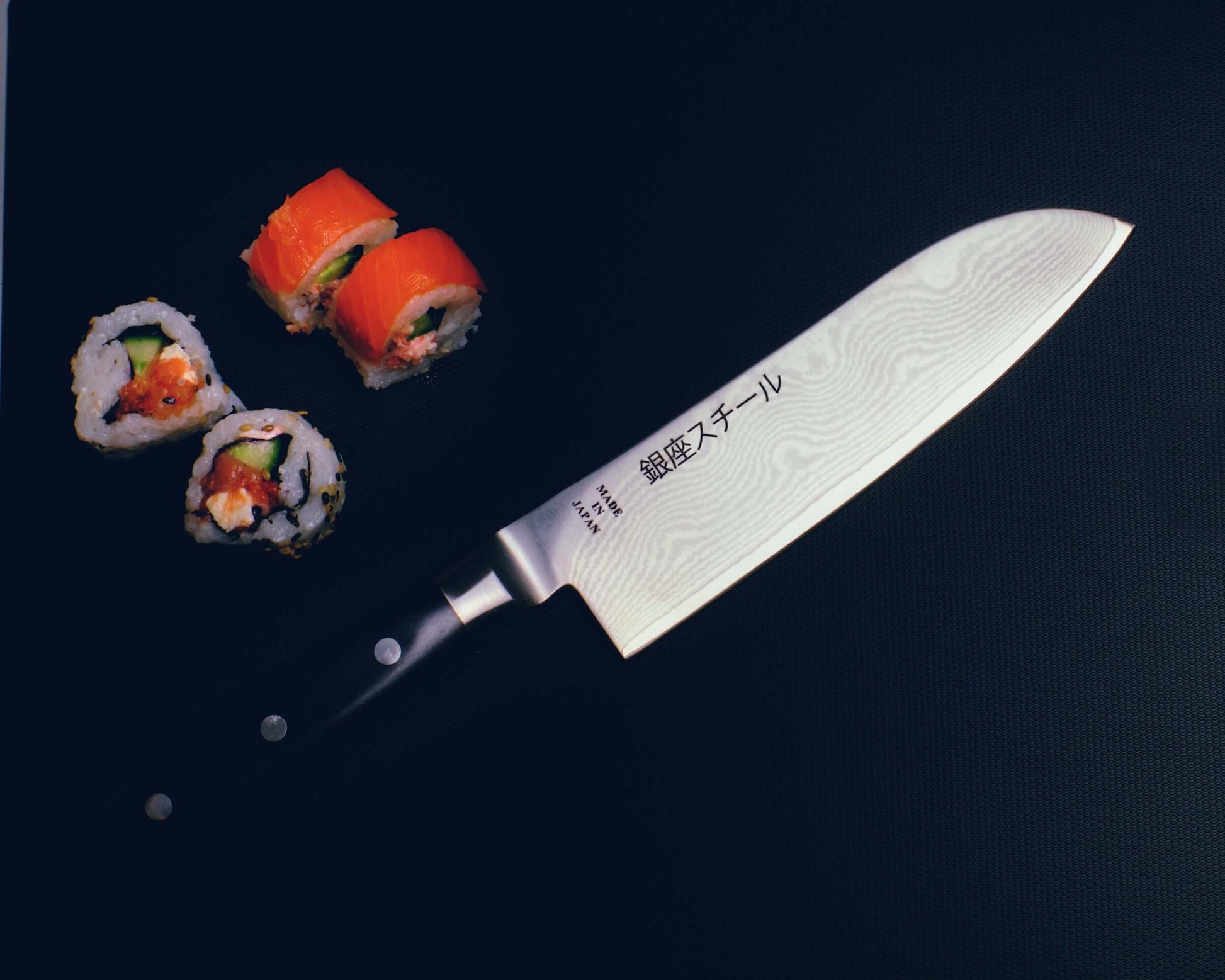 HAYAMI 180 - VG10 - 33 Layered Damascus Steel Santoku Knife 180mm Ginza Steel