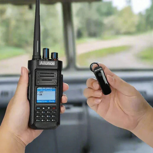 Retevis Ailunce HD2 Waterproof Dual Band GPS DMR Bluetooth Amateur Ham Radio Fleetwood Digital