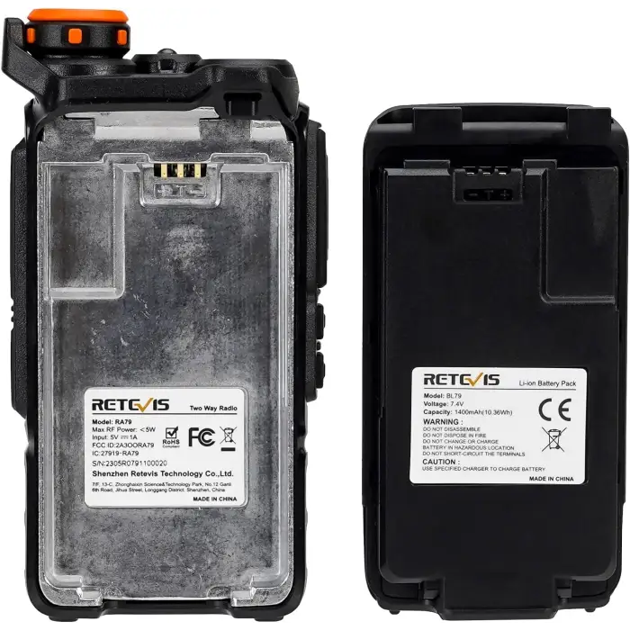 Retevis RA79 (UV-K5) Multiband Ham Radio with Scanner & Frequency Counter Fleetwood Digital