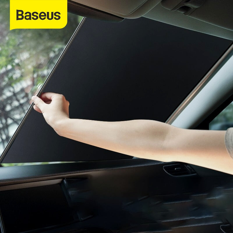 Baseus Car Windshield Sunshade Cover Automatic Retractable Sunblind Sun Protection for Car Front Window Windshield Sun Shade