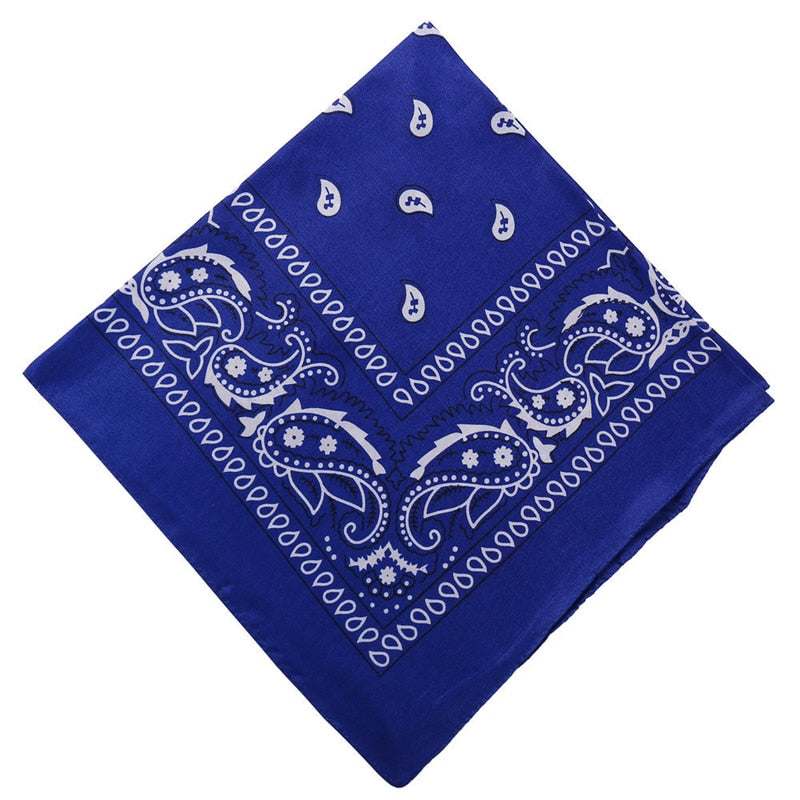 New Bohemian Print Bandana Hair Bands for Women Girls Square Scarf Turban Multifunctional Headband Hair Accessories Headwear