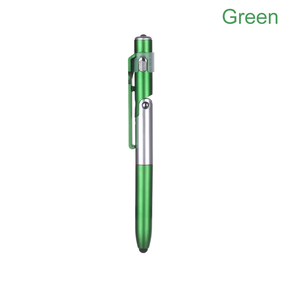 4-in-1 Folding Ballpoint Pen Screen Stylus Touch Pen Universal mini Capacitive Pen with LED For Tablet Cellphone