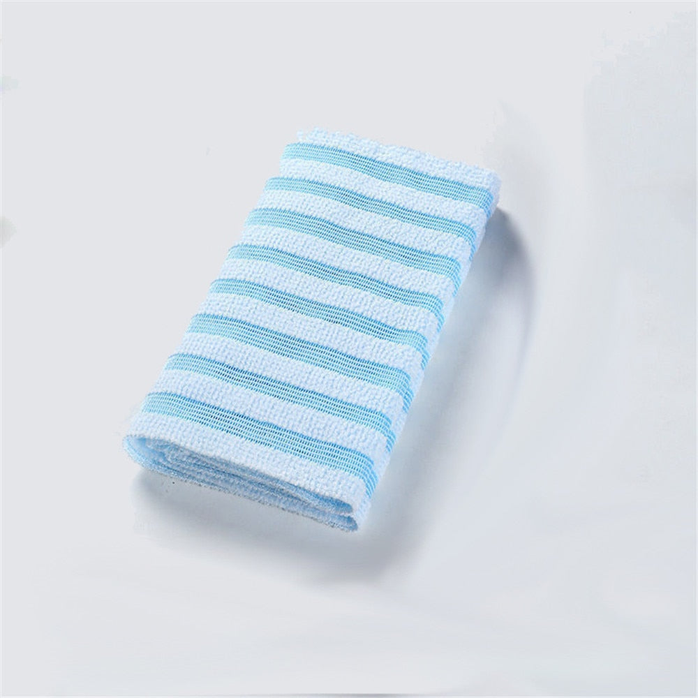 Men Bath Shower Towel Long Strip Back Scrub Rubbing Rub Sponge Washer Gray Dead Skin Remove Tool Friendly Artifact Home Gadgets