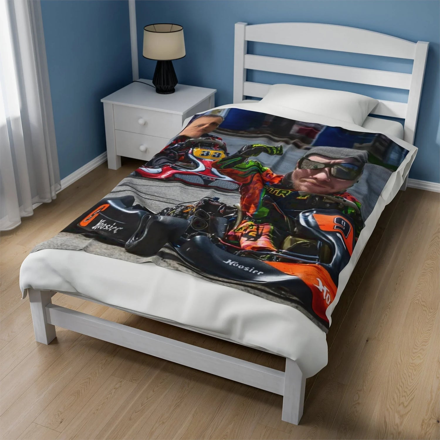 #1 Mr.Cleanjeen Winning Velveteen Plush Blanket Printify